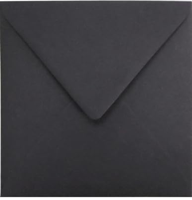 Netuno 500 Umschläge Graphit quadratisch 15,3x15,3 cm natürlich und elegant