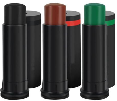 Fituenly 3 Colors Camo Face Paint Anti-sun Portable Face Paint Suit Waterproof Easy Removal Equipment for Outdoor Sports