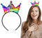 Dimeo Pailletten Krone Stirnband, Glitzernde Haarbänder, Prinzessinnenkronen Glänzendes Haarreif, Damenhaar, Haar-Accessoires, Weihnachts und Geburtstagsparty-Geschenke Haar-Diademe (bunt)