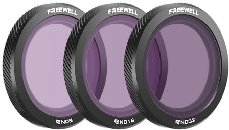Freewell Filtri magnetici per DJI Neo 3-Pack ND8, ND16, ND32: Migliora la tua fotografia aerea