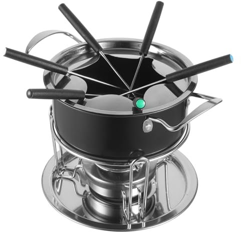 MAGICLULU Cheese Chocolate Melting Oven Electric Stainless Steel Pot Fondue Home Kitchen Tool