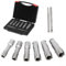 ChicBosom Set di 6 frese anulari TCT, magnetiche, con perno pilota e custodia portatile, per trapano in acciaio inox e carburo