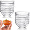 Cuencos Aperitivos, 75mm Cuencos Pequeños de Vidrio, 10 Piezas Bol de Cristal Redondo, Reutilizable Mini Cuenco para Aperitivos, Cuencos de Cristal para Salsas, Para Postres, Mermeladas, Conservas
