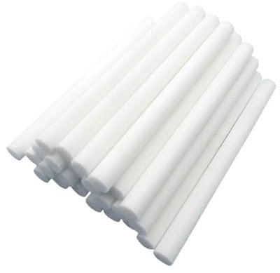 100PCS Humidifier Replacement Cotton Filter Sticks, Humidifier Refill Sticks for Car Diffuser, Sponge Wicks for USB Mini Humidifiers and Radiators(10x0.6cm)