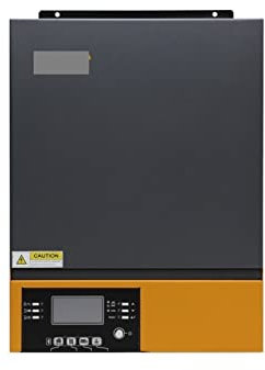 AYNRJKKX Onduleur Solaire Hybride 5000W Hors réseau, 48V DC 220V/230V AC, avec Chargeur Solaire 80A, for Batterie au Plomb et au Lithium