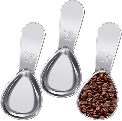 3 Pcs Coffee Scoop,1 Tbsp Coffe Spoons for Tea,Sugar,Flour or Coffe