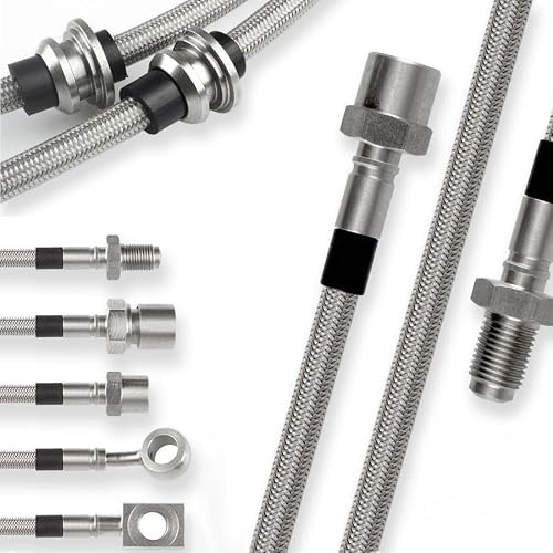 Stahlflex Bremsleitungen kompatibel mit BMW Z1 [Cabrio] alle Motoren Bremsschläuche mit ABE