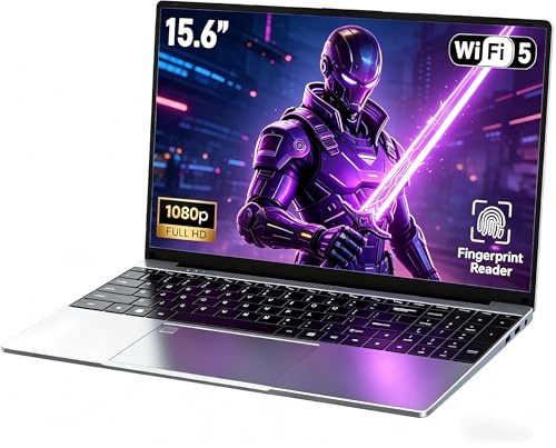 CHIFUYOU PC Portatile 16 GB RAM 1TB SSD 15,6 pollici Gaming Notebook, Studenti Computer portatile R-5 7430U fino a 4,3 GHz, 1920 x 1080p, Tastiera retroilluminata, Impronta digitale/batteria 6000 mAh