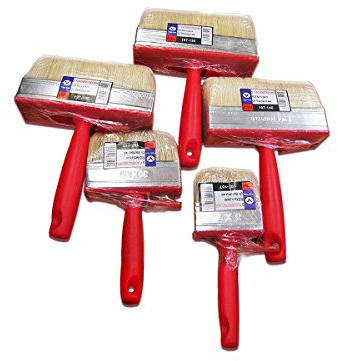 36 x Pennelli per superfici di dimensioni 3 x 7 cm, pennello piatto, pennello per pittura, pennello per coperte, vernice