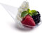 DLux 100 4-in Tear Drop Mini Appetizer Plates, Clear Plastic Spoons - Desserts and Appetizers Dishes Serving Plate - Asian Spoon Set, Small Catering Dessert Tasting Cups - with Recipe Ebook