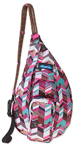 KAVU Unisex-Erwachsene Mini-Seilschlinge Outdoor-Rucksäcke, Sonnenuntergang Blöcke, One Size