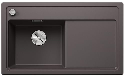 Blanco 523851 Zenar 45 S - Fregadero de cocina (granito, piedra gris, 60 cm)