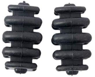 Coppia di di Freccia stabilizzatore Compound in Gomma antivibrante Accessori tiro con L' (Nero)
