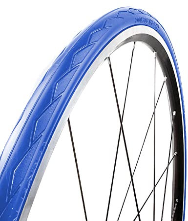 Tannus Cubierta 100% Antipinchazos 700x28c (28-622) Airless Tire Semi Slick | Neumático Sólido para Bici Carretera (1 Unidad) (Hard (7,2 BAR/105 PSI), Aqua)