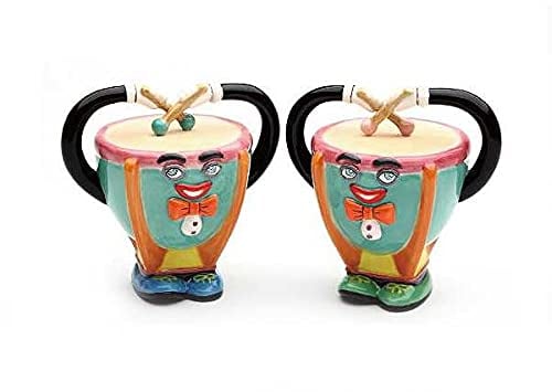 Gall&Zick Salz- & Pfefferstreuer Instrumente Lustig bunt Keramik (Trommel)