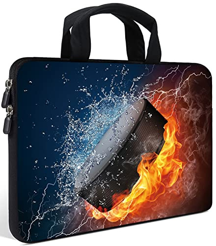 AMARY Laptop Sleeves 11.6 12 Laptop Handle Bag Neoprene Notebook Carrying Pouch Chromebook Sleeves case (Hockey)