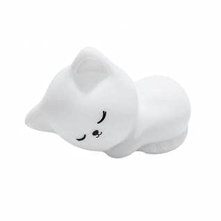 Little l - Little l-veilleuse l'il cat blanc
