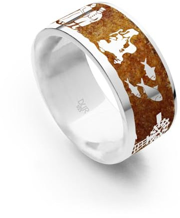 DUR-Schmuck: Bernsteinring Mönchgut der Mönchgut-Ring mit Bernstein R5547 RingSize 62 (19.7)