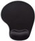ITNRSIIET Ergonomic Mouse Pad with Gel Wrist Support Wrist Rest Smooth Surface Non-Slip PU Base Comfortable Office Supplies Pain Relief, 9.5 x 8 inches, Black