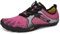 SAGUARO Barefoot Mujer Zapatillas Minimalistas de Trail Running Antideslizante Calzado Barefoot para Zero Drop Soles Rosa Roja,Gr.39