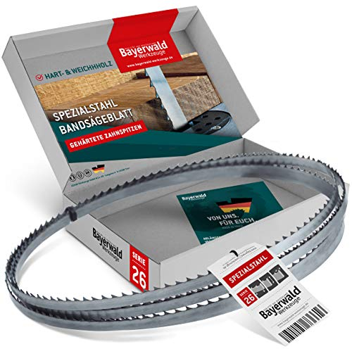 Bayerwald Spezialstahl gehärtete Zahnspitzen Bandsägeblatt - 1712 x 6 x 0.4 x 4 / für alle gängigen Holzarten/Sägeband passend für Metabo. Elektra Beckum uvm.
