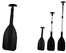 mgverkauf Teleskoppaddel von 55 cm auf 107 cm teleskopierbar | Stechpaddel | Hilfspaddel | Notpaddel | Paddel für kleine Boote