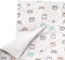FlyIdeas Baby Bettwäsche Komplett Set 80x80 cm, 100% Reine Zert. Baumwolle Baby Decken Set mit Kissenbezug fur Neugeborenen Kinderbett Stubenwagen & Wiegen, Made in EU
