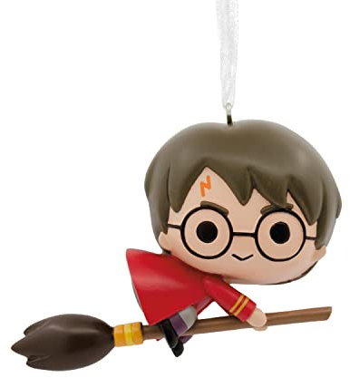 Hallmark Harry Potter Besen und Quidditch Weihnachtsdekoration