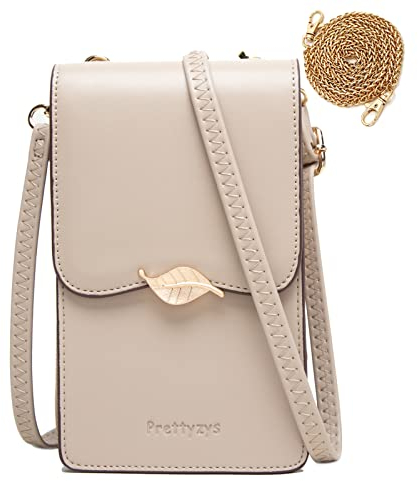 HAWILL Handy Umhängetasche Damen Touchscreen Handytasche zum Umhängen Kleine Schultertasche Leder Crossbody Geldbörse Phone Tasche für iPhone 12/12 Pro Max/11/XR,Samsung Galaxy S21/S20/S10