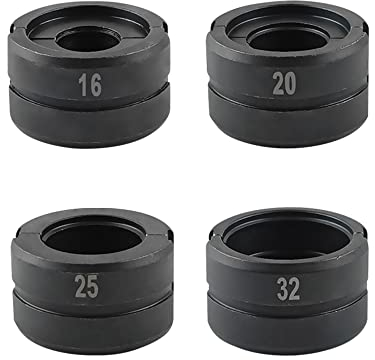 AMZCNC - Ganascia pressatrice U16 ~ U32, profilo U, per 16-20-25-32 mm, inserto per crimpatrici manuali e ganasce intercambiabili, raccordi per tubi compositi