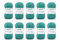 Gründl Wolle King Cotton - dicke Wolle zum Stricken - Strickgarn - Häkelgarn - weich und hautfreundlich - 55 % Polyacryl, 45 % Baumwolle - 10 Knäuel 50 g / 78 m - Nadelstärke 6-7 - jade
