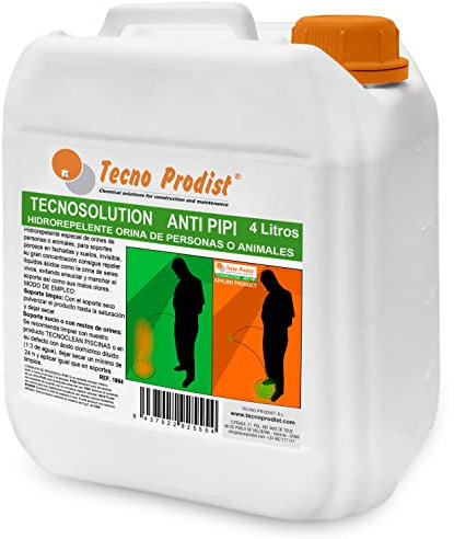 Tecnosolution Antipipi (4 Litres) Spécial hydrofuge de l'urine des personnes et des animaux sur les façades, les sols et les supports poreux, haute concentration et durabilité, application facile