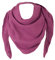FASHION YOU WANT Damen XXL Strick Dreieck Schal mit Reiskorn Strickmuster in Unifarben, Schal, Leichtes Tuch (lila)