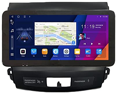 10.33 QLED/IPS 1600x720 CarPlay Android Autoradio Autonavigation Stereo Multimedia Player GPS Radio DSP Touchscreen fürMitsubishi Outlander 2005-2012