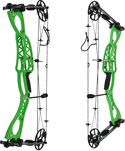 Drake Pathfinder Green Basic - 40-65 lbs - Compoundbogen Bogen für Anfänger und Fortgeschrittene im Set (Linke Hand)