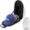 ProCase Baseball Cap Organizer Kappen Reise Case Hat Carrier Aufbewahrungstasche für 6-7 Caps Huthalter Hutaufbewahrung mit Verstellbarem Schulterriemen Tragetasche Halterung Eva Etui- Grau