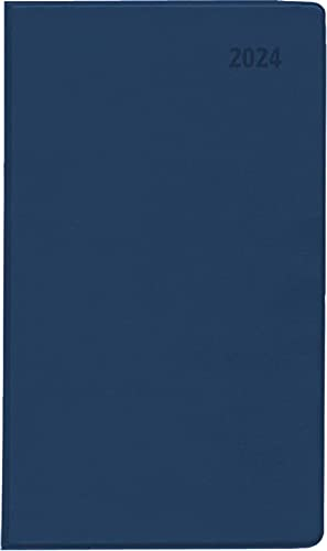 Taschenplaner blau 2024 32 Seiten 9,5x16