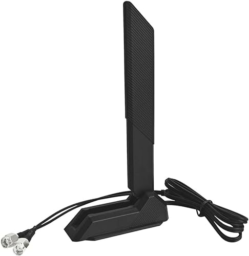 Gintai RP-SMA Dual-Band WiFi 6E Antenna for ASUS ROG Strix B550-F Gaming WiFi II/B550-PLUS/Prime B450M-A II/ROG Strix B650-A B650-PLUS B650E-F B550-A B760-I Z690-I Z790-Plus Z790-A Z790-E Gaming