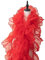 Yurosiay 5 Yard Plissee Spitzenborte Organza 11cm Breite Rüschenbesatz Bunt Durchscheinende Oganza Rüschenband Plissiert Rüschen Spitzenband Tüll Rüschenborte Spitzenbesatz Zum Nähen Rot