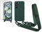 Coque avec Cordon pour Samsung Galaxy S23 5G, CaseLover Coque de Cellulaire Corde Silicone Étui avec 2 Pièces Protections d'écran avec Réglable Collier Téléphone Chaîne Lanyard Case Housse, Vert foncé