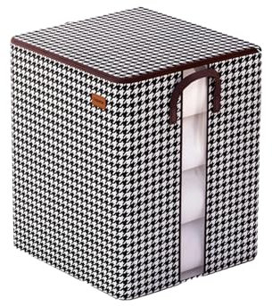 Große Kapazität Baumwolle Quilt Tasche, Haushalt Tausend Vogel Gitter Quilt Aufbewahrungstasche, Kleiderschrank Sortieren, Kleidung bewegen, Gepäck Aufbewahrungstasche-Fenster öffnen tausend Vogel