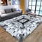 Dazzluxe 3D-Teppich Mit Optischer Täuschung, Vortex-Illusions-Bodenmatte, Moderner, Abstrakter, Rutschfester 3D-Teppich Für Türeingang, Badezimmer, Treppen, Spielzimmer, Wohnzimmer,K,80 * 160cm