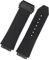 KDEGK FKM Fluorsilikon-Uhrenarmbänder für HUBLOT BIG BANG Silikon 25 * 17 mm 26 * 19 mm wasserdichtes Herrenuhrenarmband Kettenuhr Gummiarmband Armband(S Black-black,25-17mm)