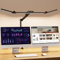 LyriFine LED Desk Lamp Clamp, 24W Desk Light Bar with 72cm Flexible Lamp Arm, 7 Color Modes X 5 Brightness Levels Table Lamp, Ultra Bright, Auto Stepless Dimming Computer Light for Home Office Black