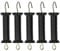 ZASCHMOY Electric Fence Insulators, Fence Insulators Fence Gate Handle with Metal Hook 5Pcs for Farm Pasture