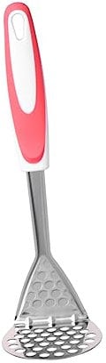MAGICLULU Potato Ricer Stainless Steel Manual Food Pressing Tool Orange Red Handle Vegetable Masher Fruit Crusher Kitchen Gadget