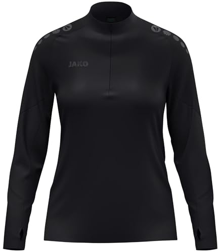 JAKO Damen Damen Ziptop Light Flow Shirt