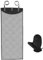 Foppla Over the Door Press Pad with Heat Resistant Glove Vertical Clothes Steamer Pad Portable Over Door Ironing Mat for Home Traveling(grey)