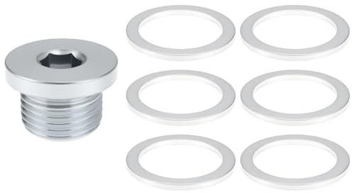 eMagTech Tappo Coppa Olio M18 Kit Rondella Bullone di Scarico 90021900930 Compatibile con Porsche Boxster 996 997