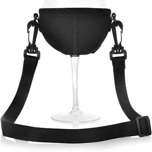 JYNXOR 1 StüCk Weinglashalter Zum UmhäNgen, Becher Zum UmhäNgen FüR Wine Glass, GläSerhalter HäNgend, Weinglas AnhäNger, Weinglas Halterung